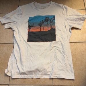 Old Navy Palm Tree Sunset Graphic T-Shirt Men’s Large